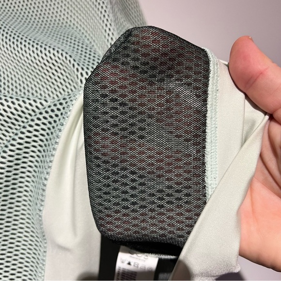 COS Women’s Mesh-Knit Top Light Green Sz S - Picture 8 of 11